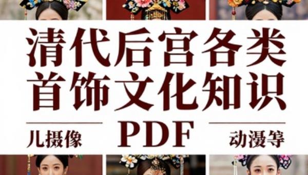 清代后宫各类首饰文化知识 PDF 电子书籍