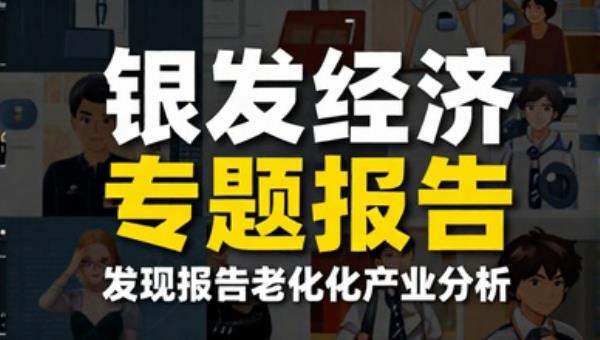 银发经济专题报告：发现报告老龄化产业分析