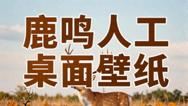 鹿鸣人工桌面动态壁纸