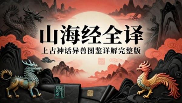 山海经全译插图典藏版上古神话异兽图鉴详解完整版