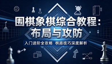 围棋象棋全套入门进阶教学棋路布局攻防技巧综合教程合集
