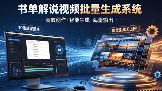 书单视频批量生成系统