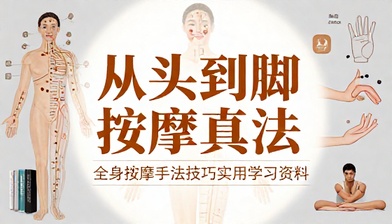 从头到脚按摩真法全身按摩手法技巧实用学习资料