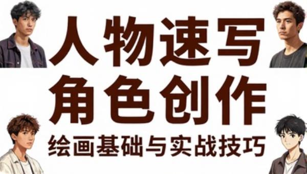 人物速写风格化角色创作：绘画基础与实战技巧