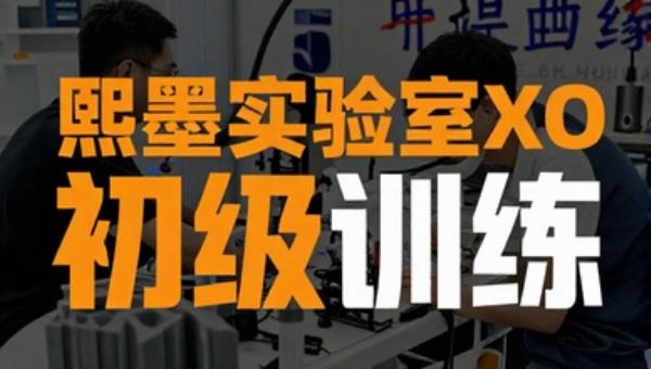 熙墨实验室XO初级训练自学视频课程
