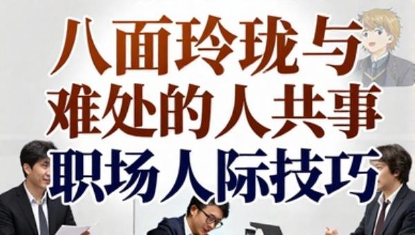 八面玲珑与难处的人共事：职场人际技巧