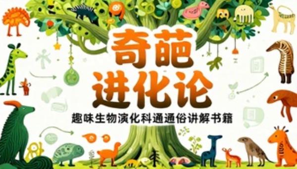 奇葩进化论全套七册趣味生物演化科普通俗讲解书籍