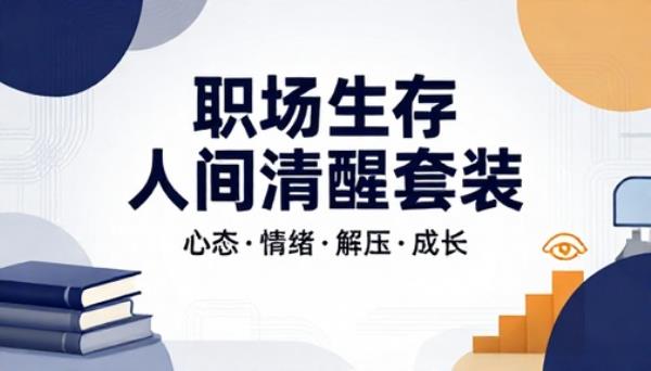 打工人职场生存人间清醒套装心态情绪解压成长书籍
