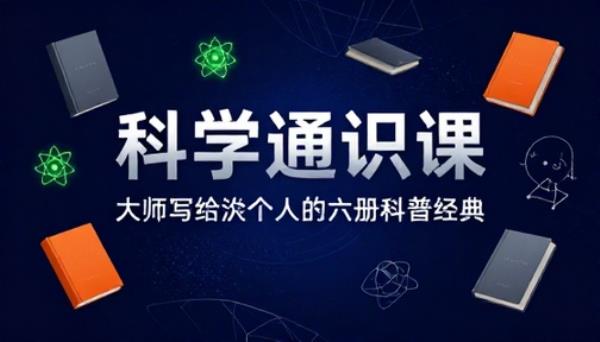 大师写给你的科学通识课套装共 6 册科普学习书