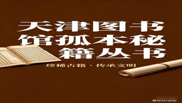 天津图书馆孤本秘籍丛书