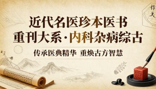 近代名医珍本医书重刊大系内科杂病综古中医书