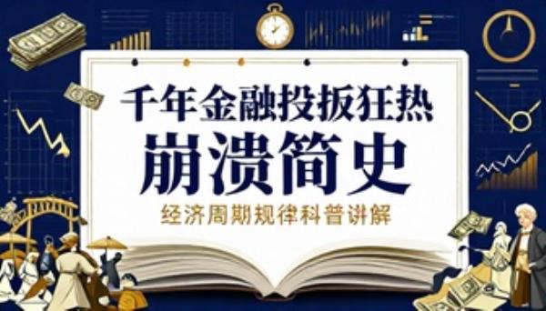 千年金融投机狂热崩溃简史经济周期规律科普讲解书籍