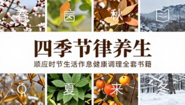 四季节律养生合集顺应时节生活作息健康调理全套书籍