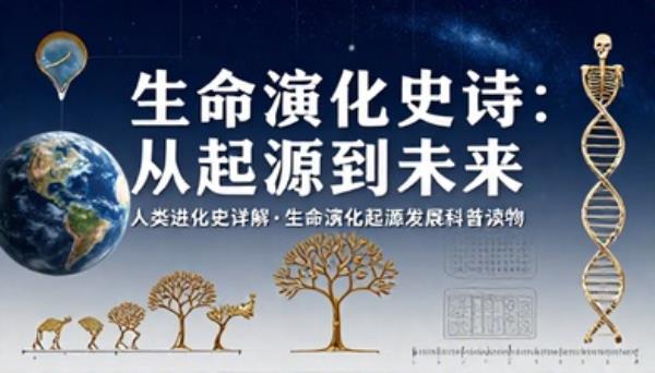 人类进化史科普书籍生命演化起源发展详解科普读物
