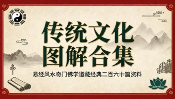 传统文化图解合集易经风水奇门佛学道藏经典二百六十六篇资料