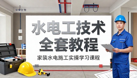 水电工技术全套教程家装水电施工实操学习课程