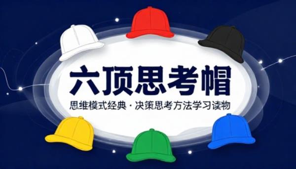 六顶思考帽思维模式经典书籍决策思考方法学习读物