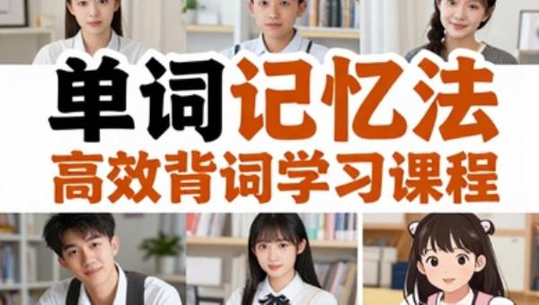 单词记忆法高效背单词学习课程