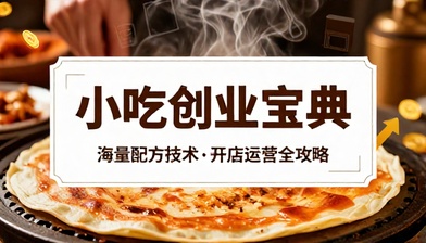 海量小吃美食创业教程全套配方技术开店运营完整资料