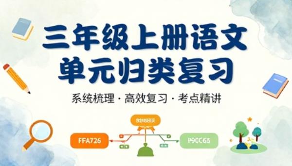 三年级上册语文单元归类复习资料