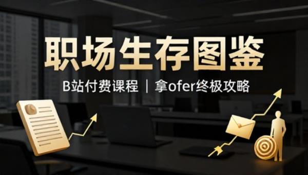 B站付费课程职场生存图鉴拿offer攻略