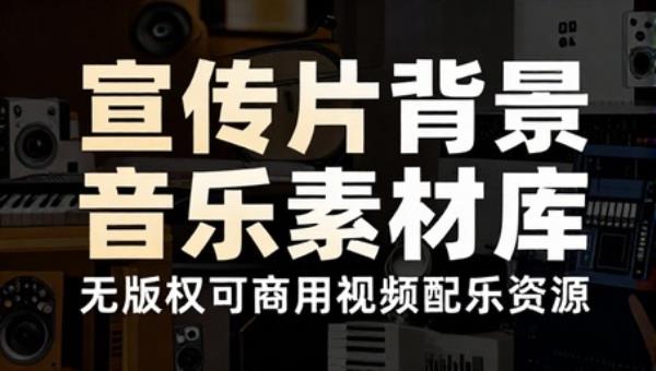 宣传片背景音乐素材库：无版权可商用视频配乐资源