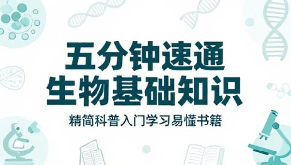 五分钟速通生物基础知识精简科普入门学习易懂书籍