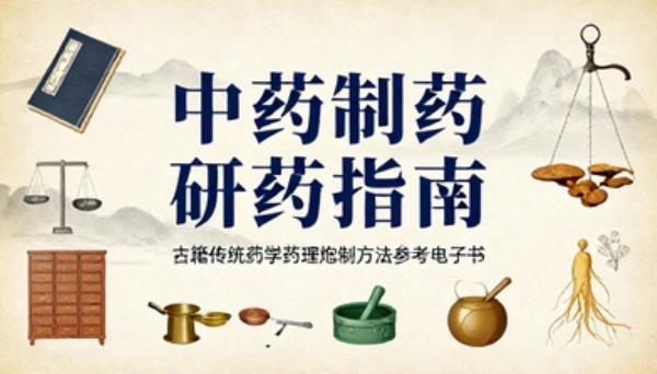 中药制药研药指南古籍传统药学药理炮制方法参考电子书