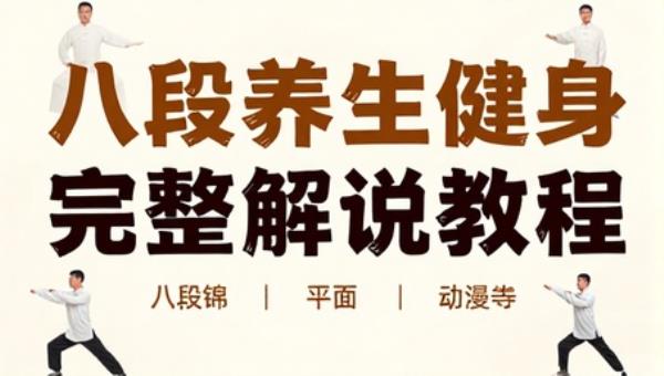 八段锦养生健身完整解说教程