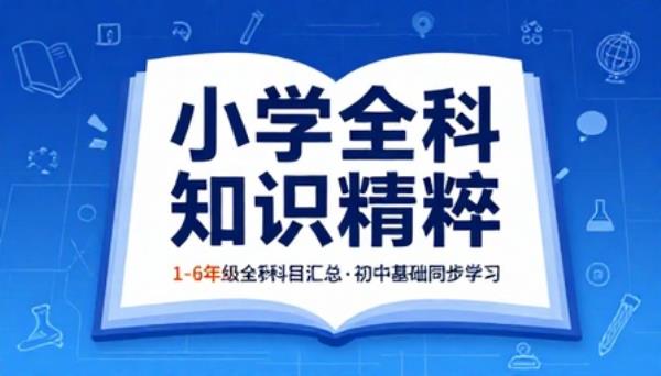 小学 1 至 6 年级全科目知识点汇总初中基础同步学习全套资料