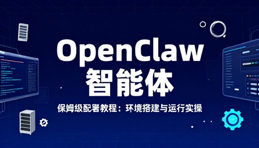OpenClaw 智能体保姆级部署教程环境搭建运行实操零基础课程