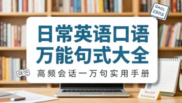 日常英语口语万能句式大全高频会话一万句实用手册