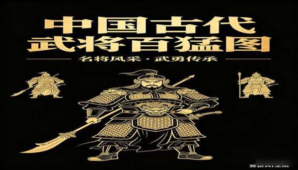 中国古代武将百猛图历史画册