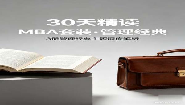 30天精读MBA套装共3册管理经典