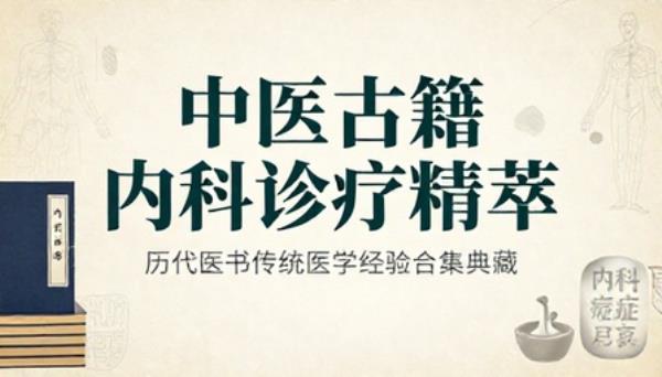 历代中医古籍内科病症诊疗医书传统医学经验合集典藏电子书