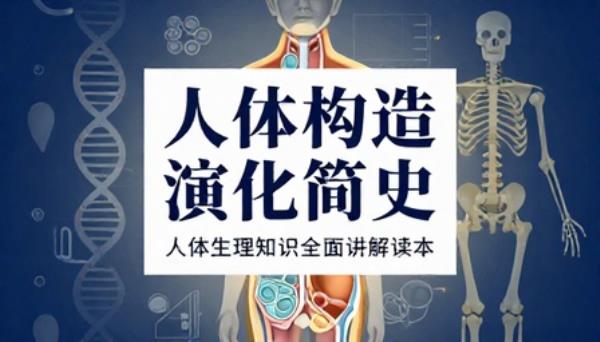 人体构造演化简史科普书籍人体生理知识全面讲解读本