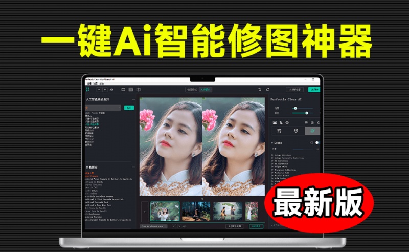 完全不懂PS，也能用AI自动修出大片！全自动、批量、智能修图，Ai后期调色修图 Perfectly Clear WorkBench