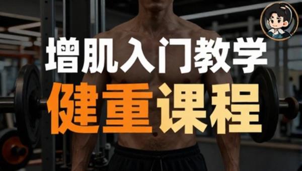 增肌入门教学科学增重健身课程