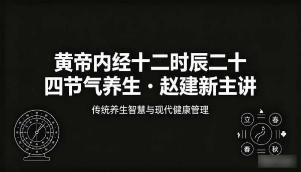 黄帝内经十二时辰二十四节气养生赵建新主讲