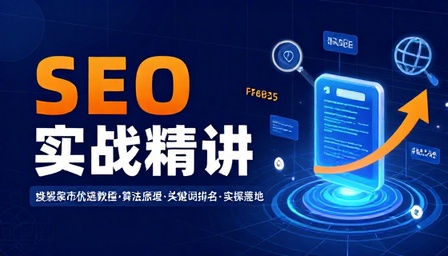 SEO 搜索引擎优化教程算法原理关键词排名实操落地全套课程