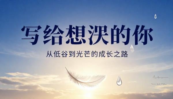 写给想哭的你励志成功书籍