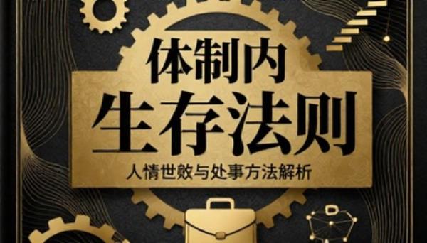 体制内职场生存潜规则指南人情世故处事方法解析书籍