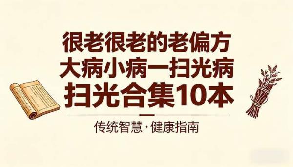 很老很老的老偏方大病小病一扫光合集10本
