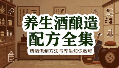各类养生酒酿造配方全集药酒泡制方法养生知识教程