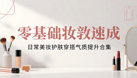 日常零基础妆容打造教程美妆护肤穿搭气质提升合集