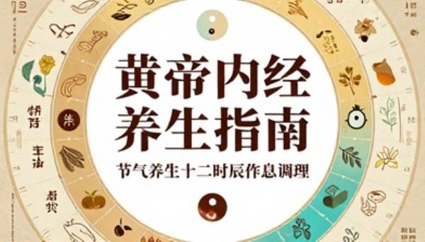 黄帝内经节气养生十二时辰作息调理中医健康指南书籍