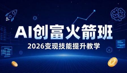 2026AI 创富火箭班变现技能提升教学