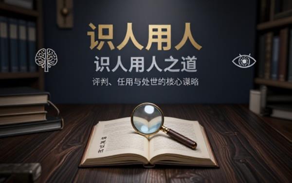 识人用人处世谋略书籍掌握评判人才任用下属实用技巧方法