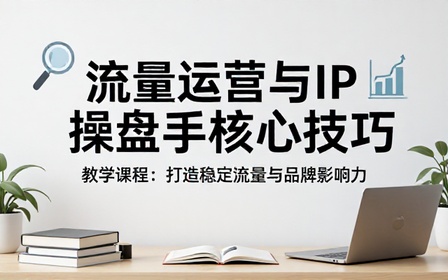 流量运营与 IP 操盘手核心技巧教学课程