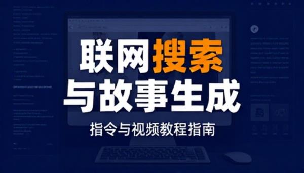 联网搜热门话题，生成故事性文案【指令与视频教程】